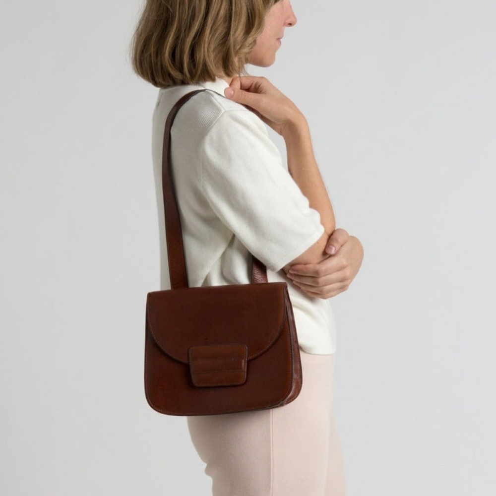 90s Perry Ellis leather purse bag